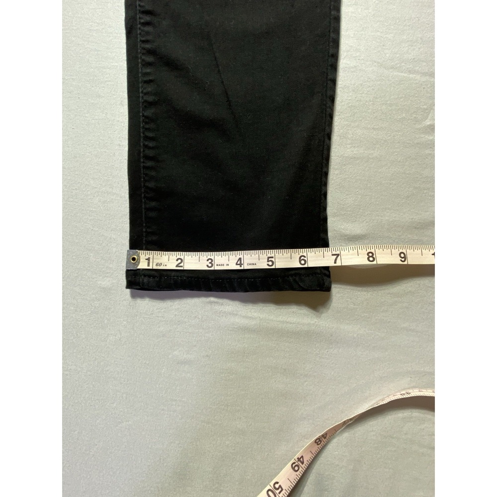 Levi's Women's Black Dark Wash Denim Slim Jeans Mid Rise Water Less 5-Pocket - Picture 4 of 8